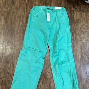 Turquoise ballon pants